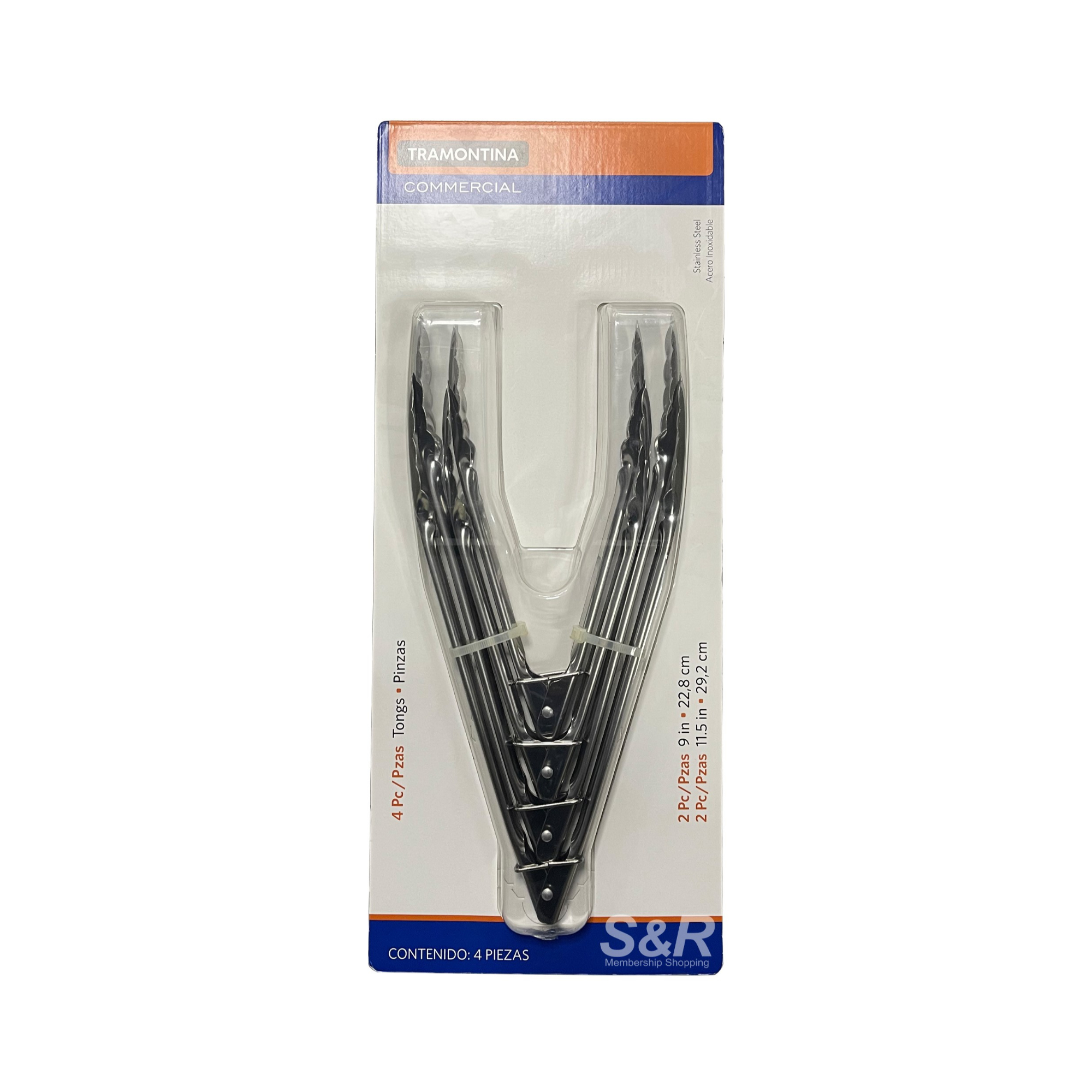 Tramontina Commercial Grade Tongs 4pcs